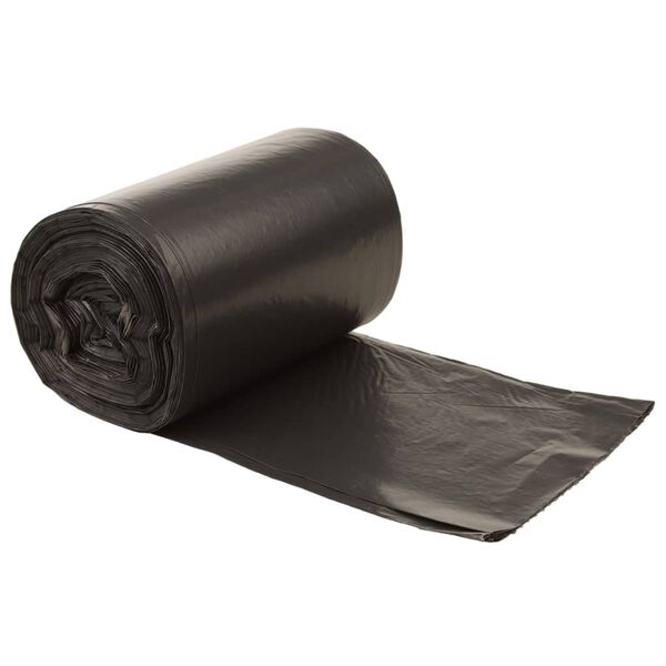 vidaXL Sacchetti per Cestini 250 pz Neri 60 L