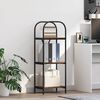 vidaXL Libreria Rovere fumo 40 x 30 x 109 cm Legno multistrato