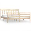 vidaXL Giroletto in Legno Massello 180x200 cm Super King