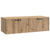 vidaXL Mobile Porta TV da Muro 98 x 41 x 30 cm Rovere Artigianale