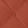 vidaXL Cuscino per Schiena Rosso Arancio 180 x 50 cm Tessuto in Cords