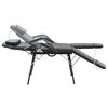 vidaXL Lettino da Massaggio Portatile in Similpelle 185x78x76 cm Nero