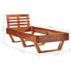 vidaXL Giroletto in Legno Massello di Acacia 100x200 cm