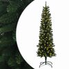 vidaXL Albero di Natale Artificiale Sottile 150 cm 150 LED