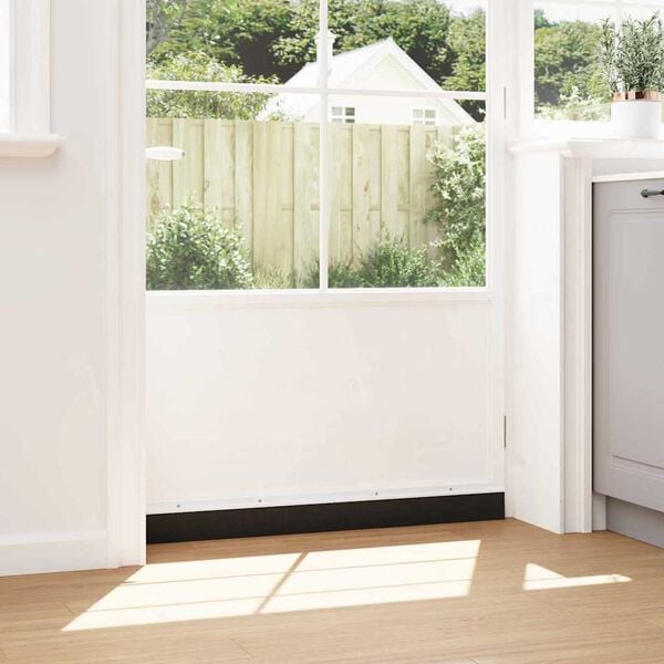 vidaXL Spazzole per porte a vite 12 pcs Bianco 100 cm