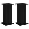 vidaXL Supporto per piante 2 pcs Nero 30,5 x 30 x 60,5 cm