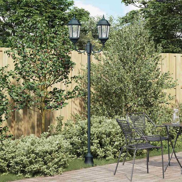 vidaXL Luce da Giardino Verde vintage spazzolato 68 x 20 x 235 cm