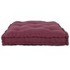 vidaXL Divano modulare Bordeaux 120 x 80 x 12 cm Tessuto