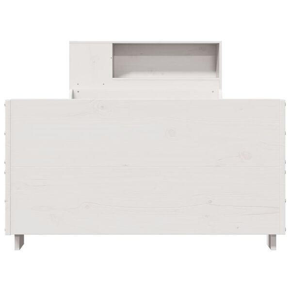 vidaXL Letto senza Materasso Bianco 90x190 cm in Legno Massello Pino