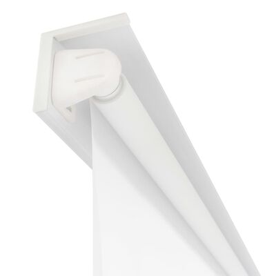 vidaXL Tenda a Rullo per Doccia 80x240 cm Bianco