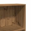 vidaXL Libreria Artigianale Rovere 40x24x176 cm Legno ingegnerizzato