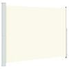 vidaXL Tenda Laterale Retrattile per Patio 220x314 cm Crema