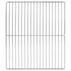 vidaXL Griglia 40 x 35 cm Acciaio Inox Argento