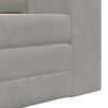 vidaXL Divano letto Grigio chiaro 148 x 71 x 83 cm Velluto