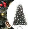 vidaXL Albero di Natale artificiale con 150 LED Verde 120 cm