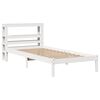 vidaXL Letto senza Materasso Bianco 90x200 cm Legno Massello di Pino