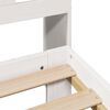 vidaXL Letto Libreria senza Materasso Bianco 140x200 cm Legno di Pino