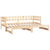 vidaXL Dormeuse Estraibile 2x(90x200) cm Legno Massello di Pino