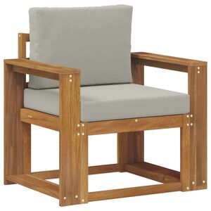 vidaXL Divano da esterno Legno di Acacia Massello e Poliestere