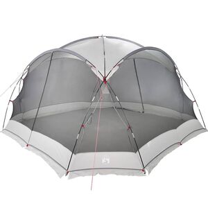 vidaXL Tenda zanzariera con tetto Grigio 434 x 434 x 230 cm