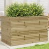 vidaXL Fioriera da Giardino 110x60x68,5 cm in Legno di Pino Impregnato