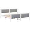 vidaXL Struttura del letto Grigio chiaro 180 x 200 cm Tessuto