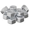 vidaXL Nuts Esagonali a Ghianda 12 pcs Argento m8 Metallo