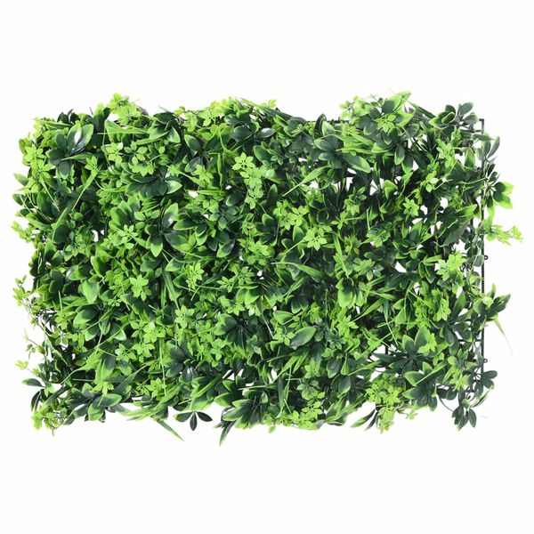 &nbsp;vidaXL Recinzione Foglie Artificiali&nbsp;24 pz Verde 40x60 cm