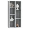 vidaXL Libreria Grigio Sonoma 50x25x106 cm