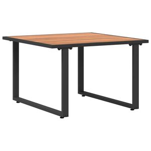 vidaXL Tavolino da salotto Nero e Marrone 55 x 55 x 35 cm
