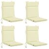vidaXL Cuscino per sedia a schienale basso GEMERT 4 pz 100% Poliestere