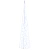 vidaXL Cono di Luce LED Decorativo Acrilico Blu 120 cm