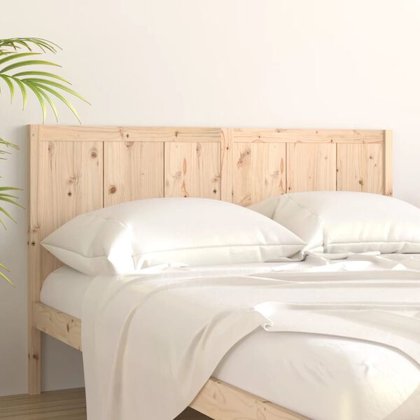 vidaXL Testiera per Letto 205,5x4x100 cm in Legno Massello di Pino
