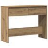 vidaXL Tavolo Consolle Rovere Artigianale 100x35x76,5 cm in Truciolato