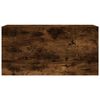 vidaXL Mobile da Bagno a Parete Rovere Fumo 80x25x40 cm in Truciolato