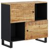 vidaXL Credenza con 2 Ante 80x33x75 cm in Legno Massello di Mango
