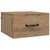 vidaXL Armadio da Notte Rovere Artigianale 35 x 35 x 20 cm
