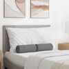 vidaXL Cuscini a rullo 2 pcs Grigio scuro Ø 15 x 40 cm