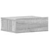 vidaXL Comodini Pensili Grigio Sonoma 2pz 40x30x15cm Legno Multistrato