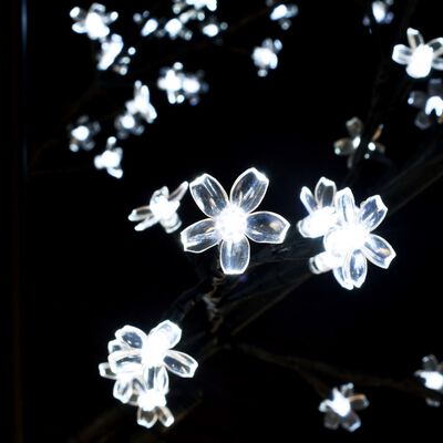 vidaXL Albero di Natale 2000 LED Bianco Freddo Ciliegio in Fiore 500cm