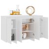 vidaXL Credenza Bianca 120x41x75 cm in Truciolato