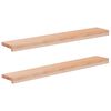 vidaXL Soglie per finestre 2 pz Naturale 90 x 15 x 2 cm