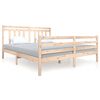 vidaXL Giroletto 180x200 cm Super King in Legno Massello