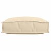 vidaXL Cuscino per seduta pallet 4 pcs Beige 40 x 40 x 8 cm