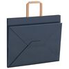 vidaXL Sacchetti di Carta 50 pz con Manici Blu 32x22x24 cm
