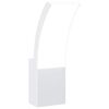 vidaXL Applique per Esterni con LED Bianca in Alluminio Pressofuso