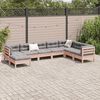 vidaXL Set Divani da Giardino 8 pz con Cuscini Massello Abete Douglas