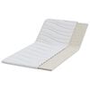 vidaXL Topper per materasso Bianco 100 x 200 x 3,5 cm Tessuto a maglia