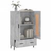 vidaXL Credenza Grigio Cemento 69,5x31x115 cm in Legno Multistrato