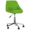 vidaXL Sedie da Pranzo Girevoli 4 pz Verdi in Similpelle